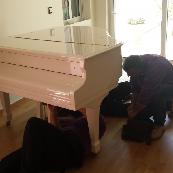 Ξεβίδωμα πιάνου για μεταφορά